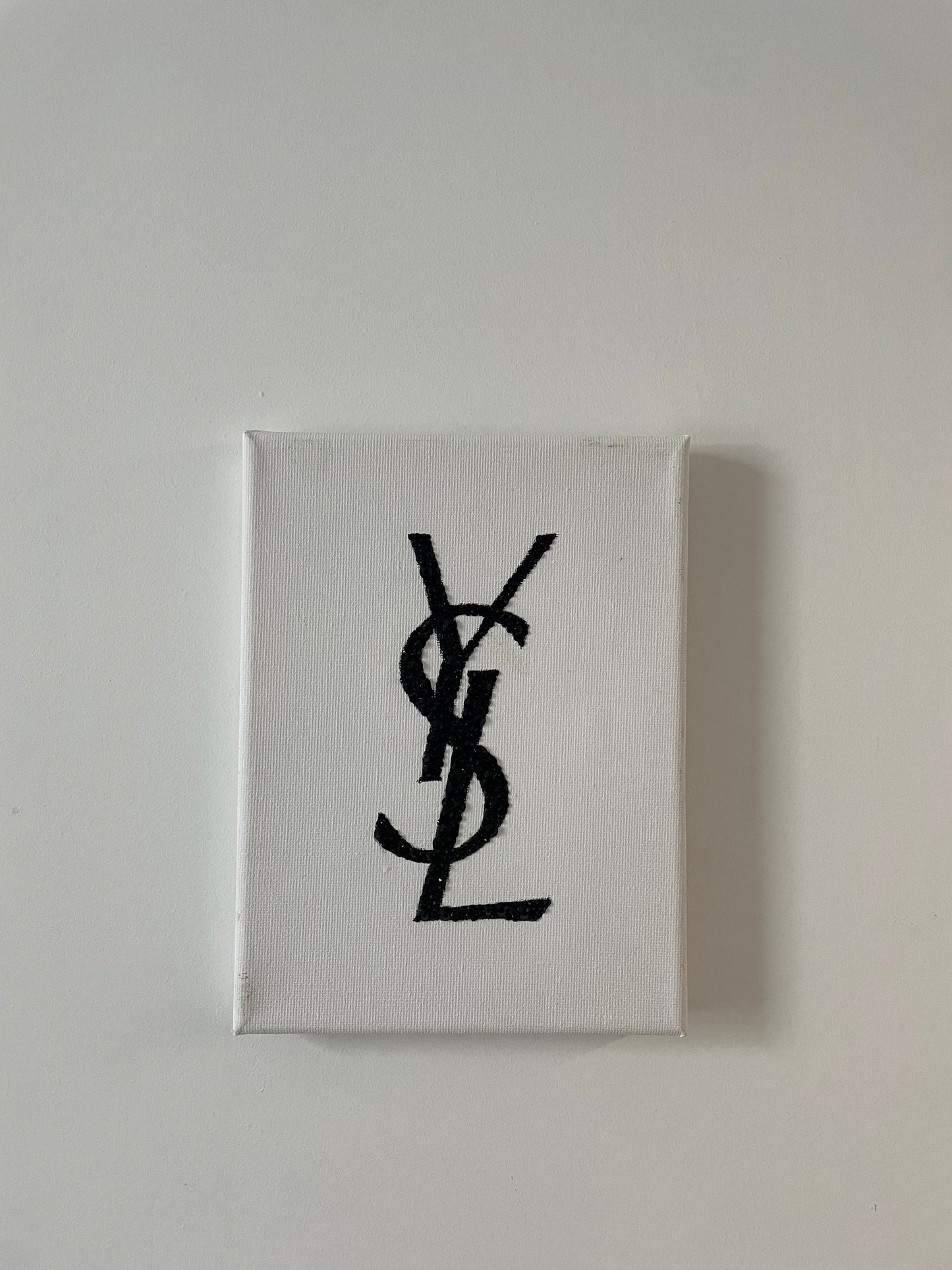 Ysl bedazzled canvas