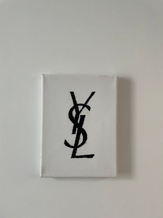 Ysl bedazzled canvas