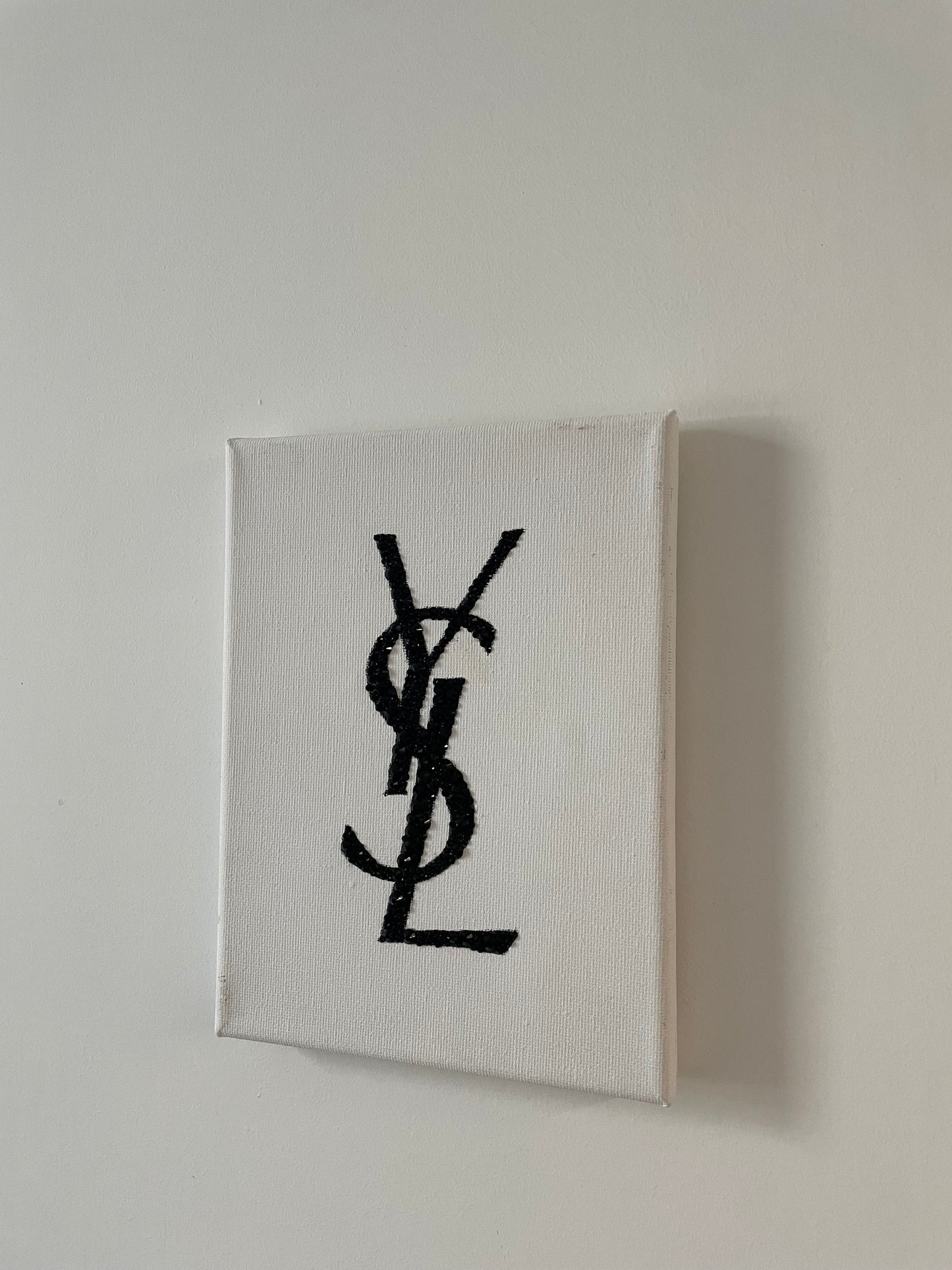Ysl bedazzled canvas
