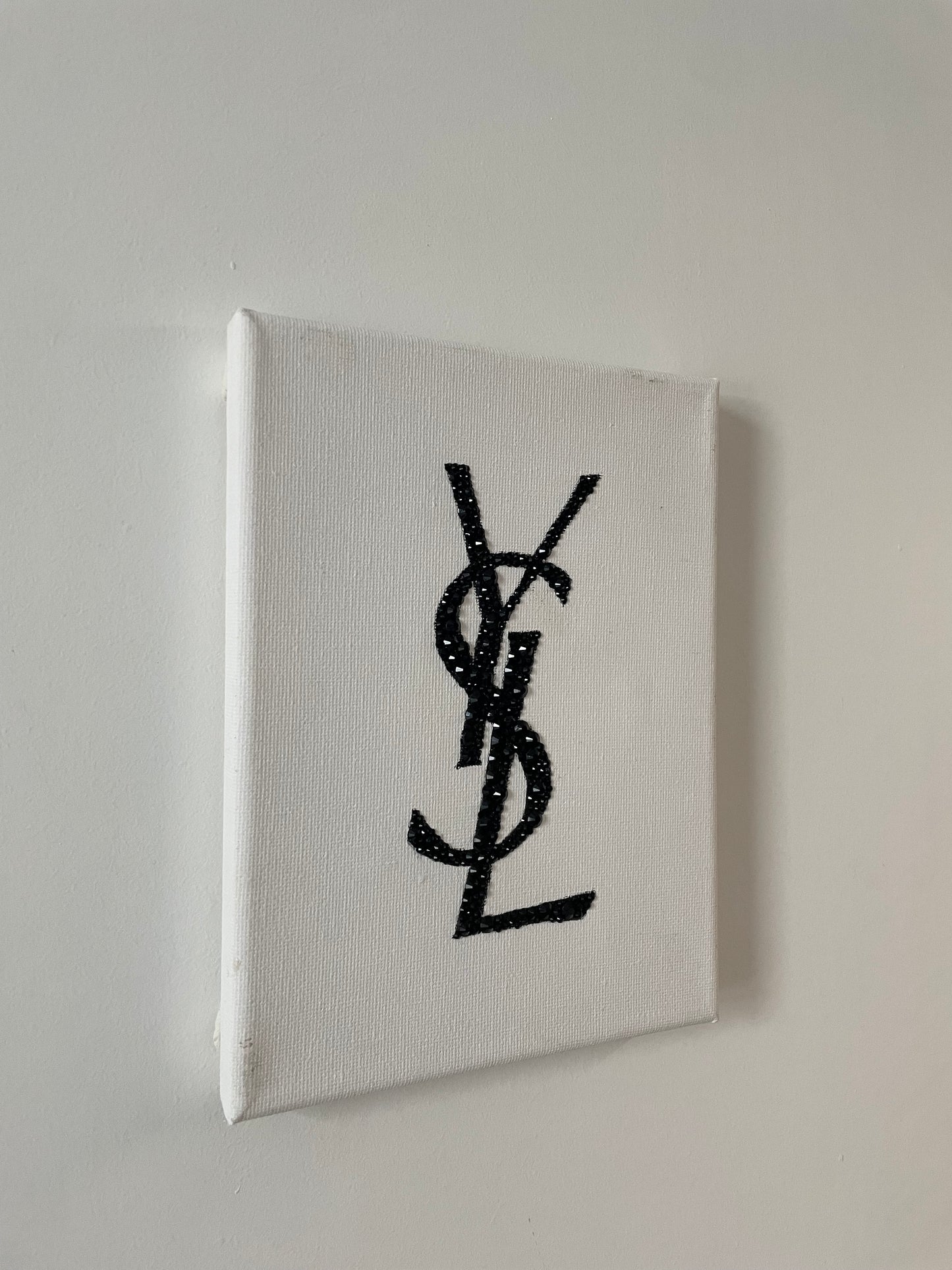 Ysl bedazzled canvas