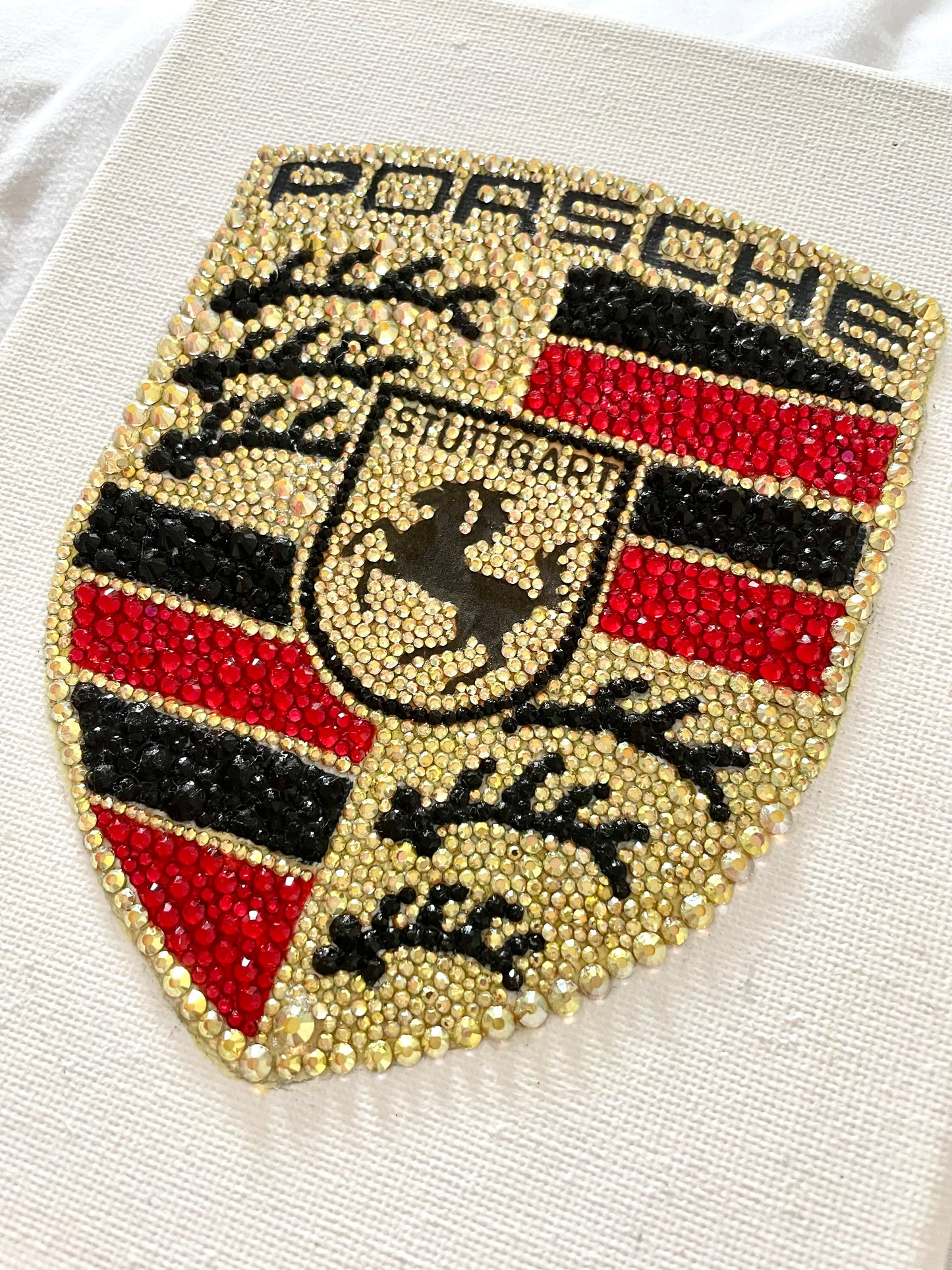 Porsche crest pre-made
